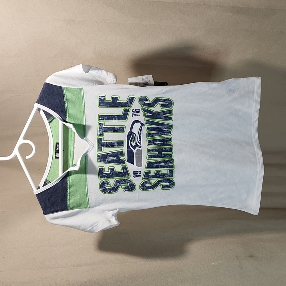 COPY - Seattle Seahawks NFL Short Sleeve Shirt Women's M Medium NEW NWT